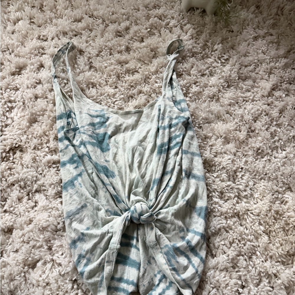 Ecote super cute Boho Bohemian Mint Green Casual summer Top